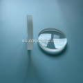 Ventanas con cuña de fluoruro de calcio (CaF2) para muestreo por haz